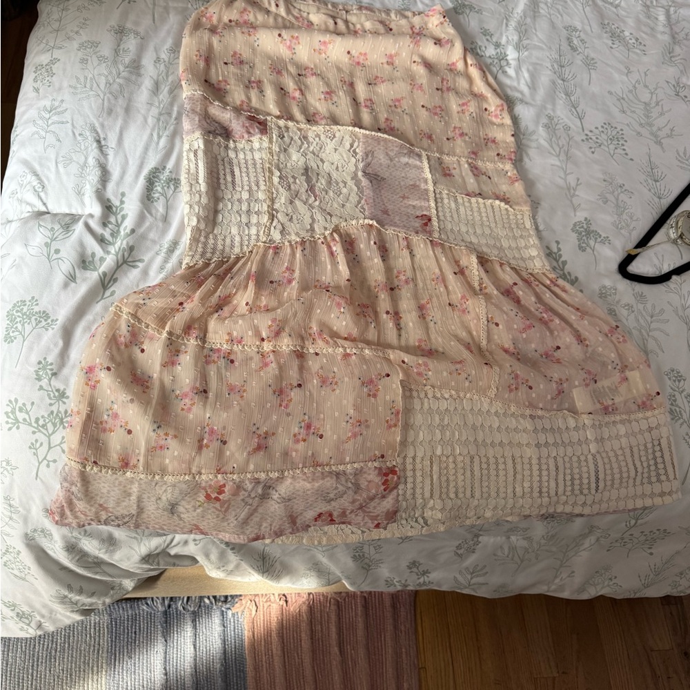 Free People NWT Daniella Lace Maxi Skirt - Picture 8 of 10